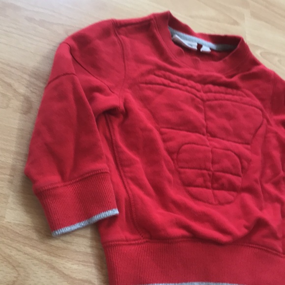 BabyGAP DC Marvel Red Muscle Sweatshirt Size 3 Years - Picture 2 of 8
